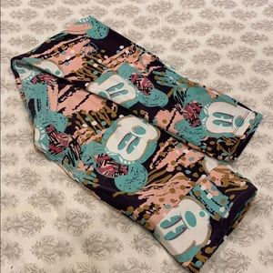 LuLaRoa Mickey Mouse one size leggings